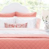 The Diamond Coral Quilt & Sham