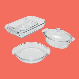 Modrn Premium Clear Glass Bakeware, 5 Piece Set