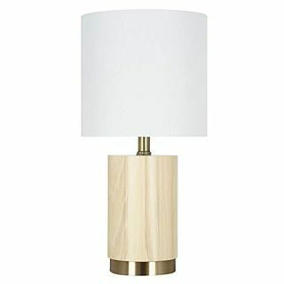 Rivet Scandinavian Blond-Wood bordslampa