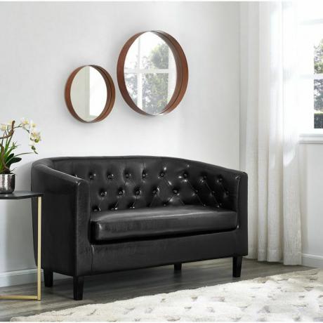 Engelhardt Button Tuftad Loveseat