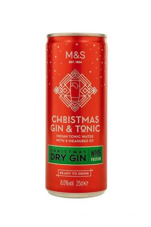 Marks & Spencer jul gin och tonic