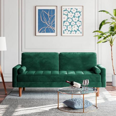 Loveseat i sammet