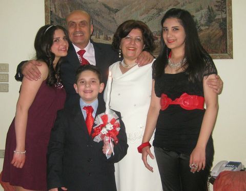 Farah Al Chammas Family tar sin årliga påskbild 2013