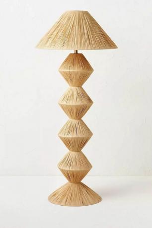 Faux Raffia golvlampa